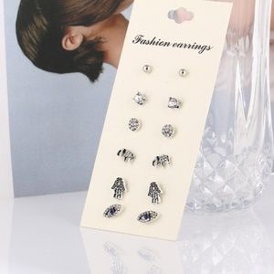 6-Sets antique style Earrings